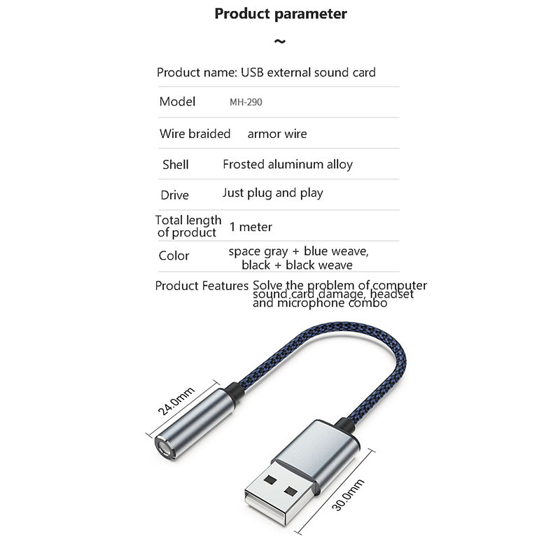 USB to 3.5mm Jack Audio Adapter USB to Headphone and Microphone Jack Aux Adapter Stereo Sound Card Adapter USB to 3.5mm Jack Audio Adapter USB to Headphone and Microphone Jack Aux Adapter Stereo Sound Card Adapter